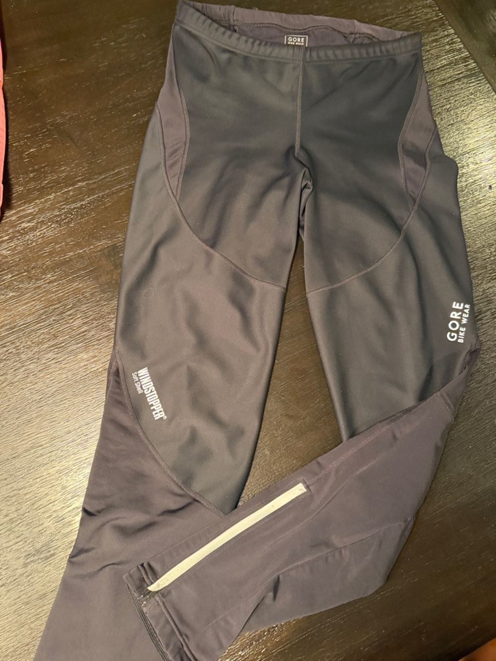 Women’s Gore Bike Wear windstopper soft shell pants tights XL